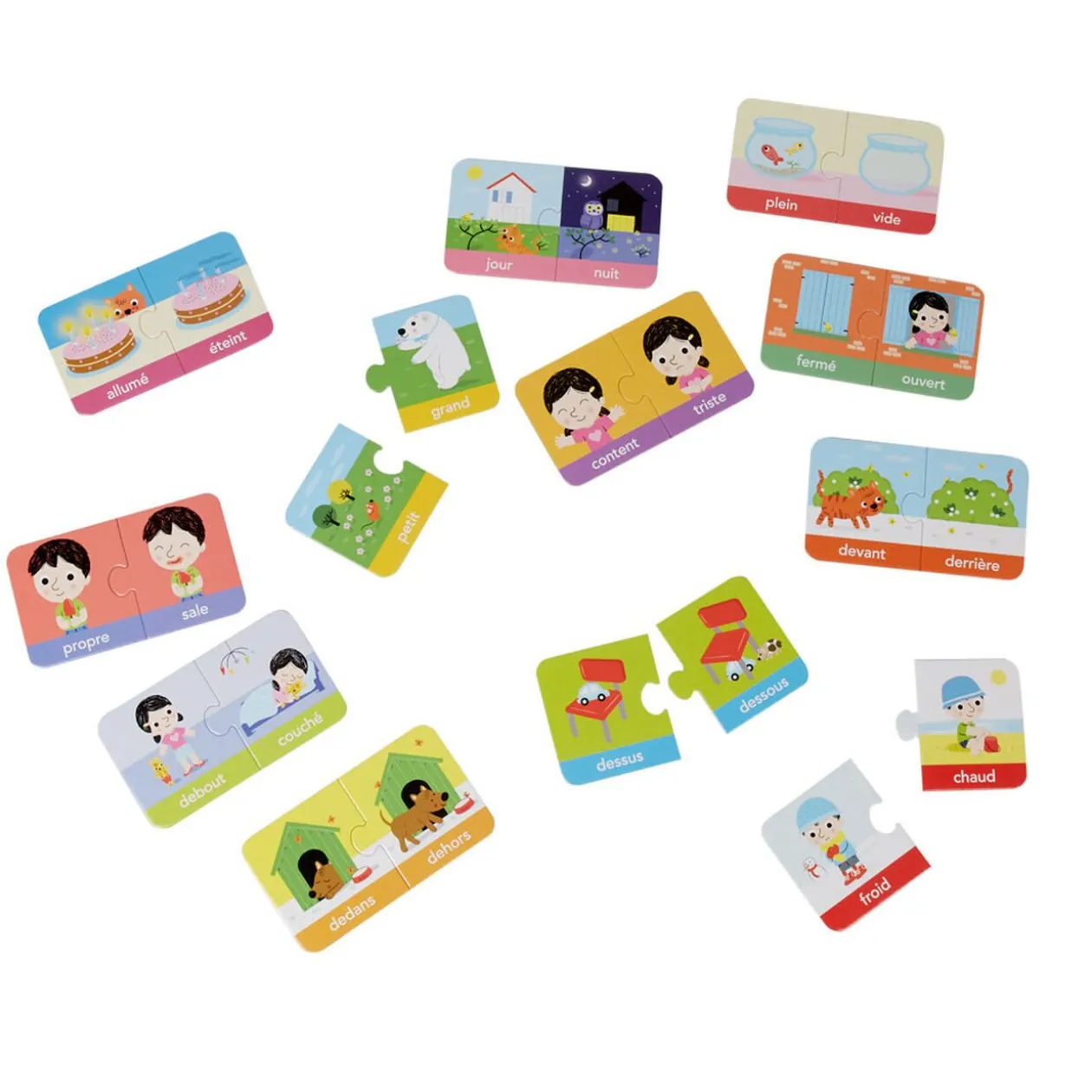 Jeu éducatif Nathan les contraires