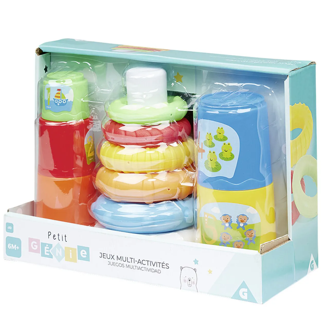 Jeu d'éveil 3 en 1 multi activité