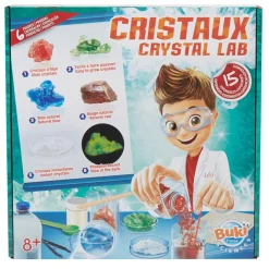 Jeu expérience laboratoire cristaux