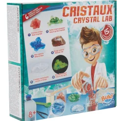 Jeu expérience laboratoire cristaux