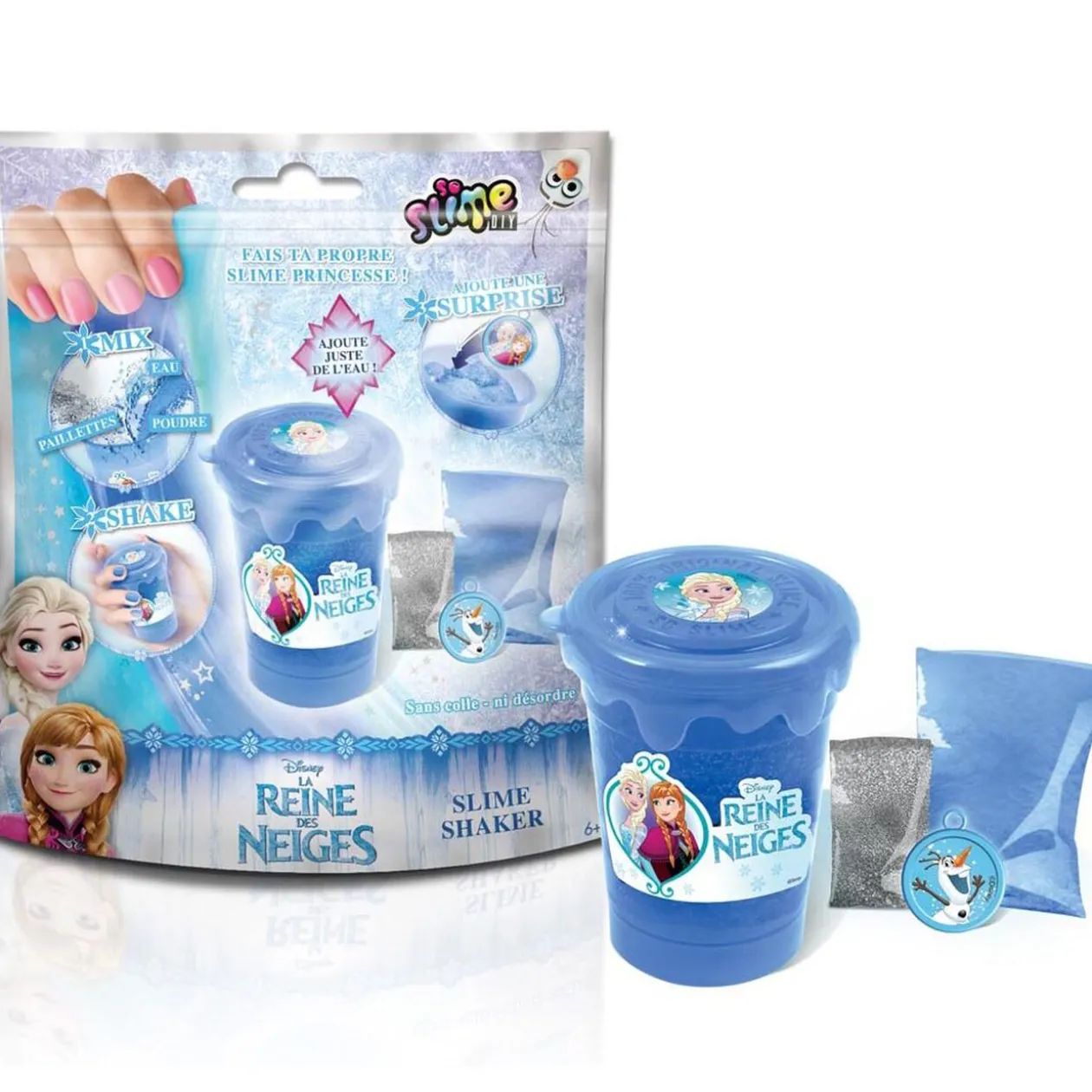 Jeu Fabrique slime La Reine Des Neiges Disney Frozen 4 pièces