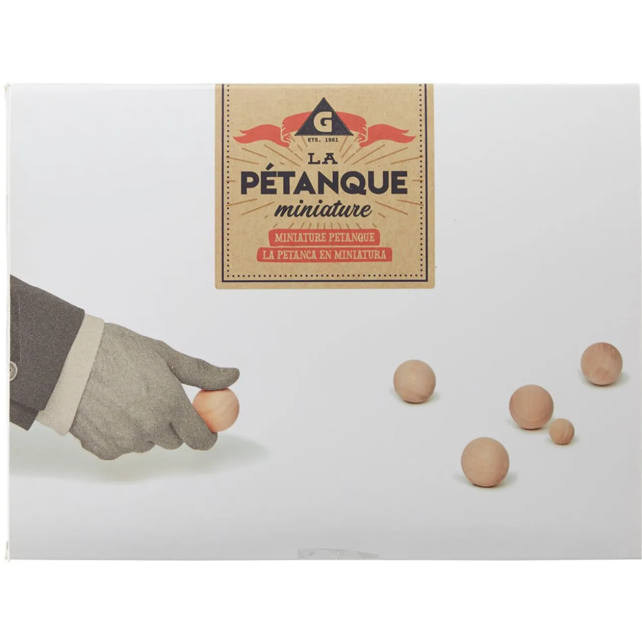 Jeu la pétanque miniature