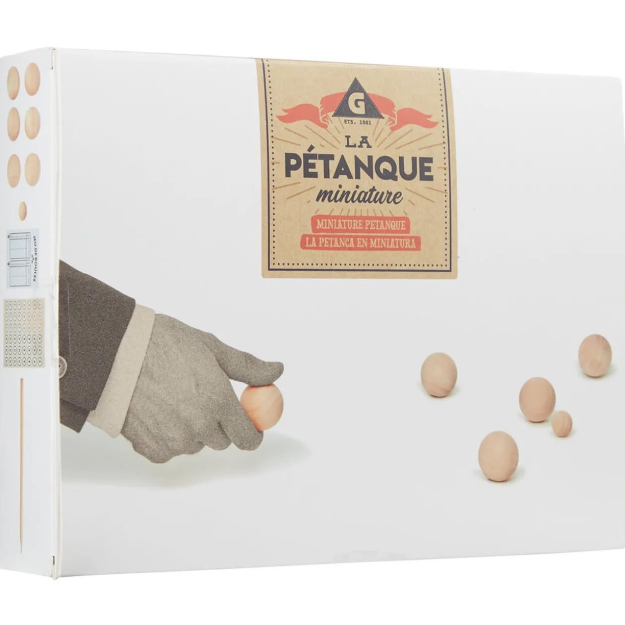 Jeu la pétanque miniature