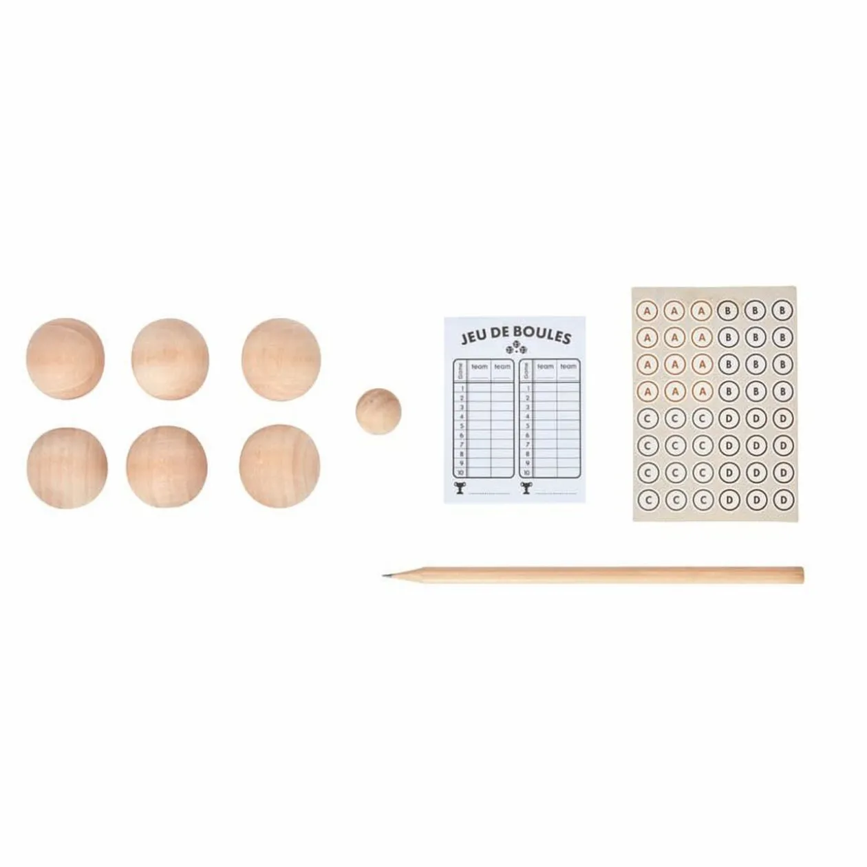 Jeu la pétanque miniature