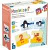 Jeu Montessori association animaux nombre et contraires