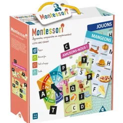 Jeu Montessori loto ABC géant
