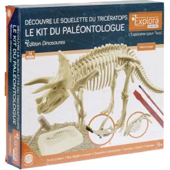 Jeu paléontologue - squelette Triceratops à reconstituer