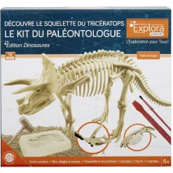 Jeu paléontologue - squelette Triceratops à reconstituer