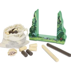 Jeu paresseux bois - 56 pièces