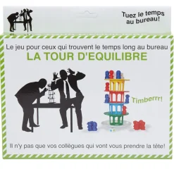 Jeu passe temps au bureau la tour d équilibre