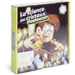 Jeu science des cristaux phosphorescent