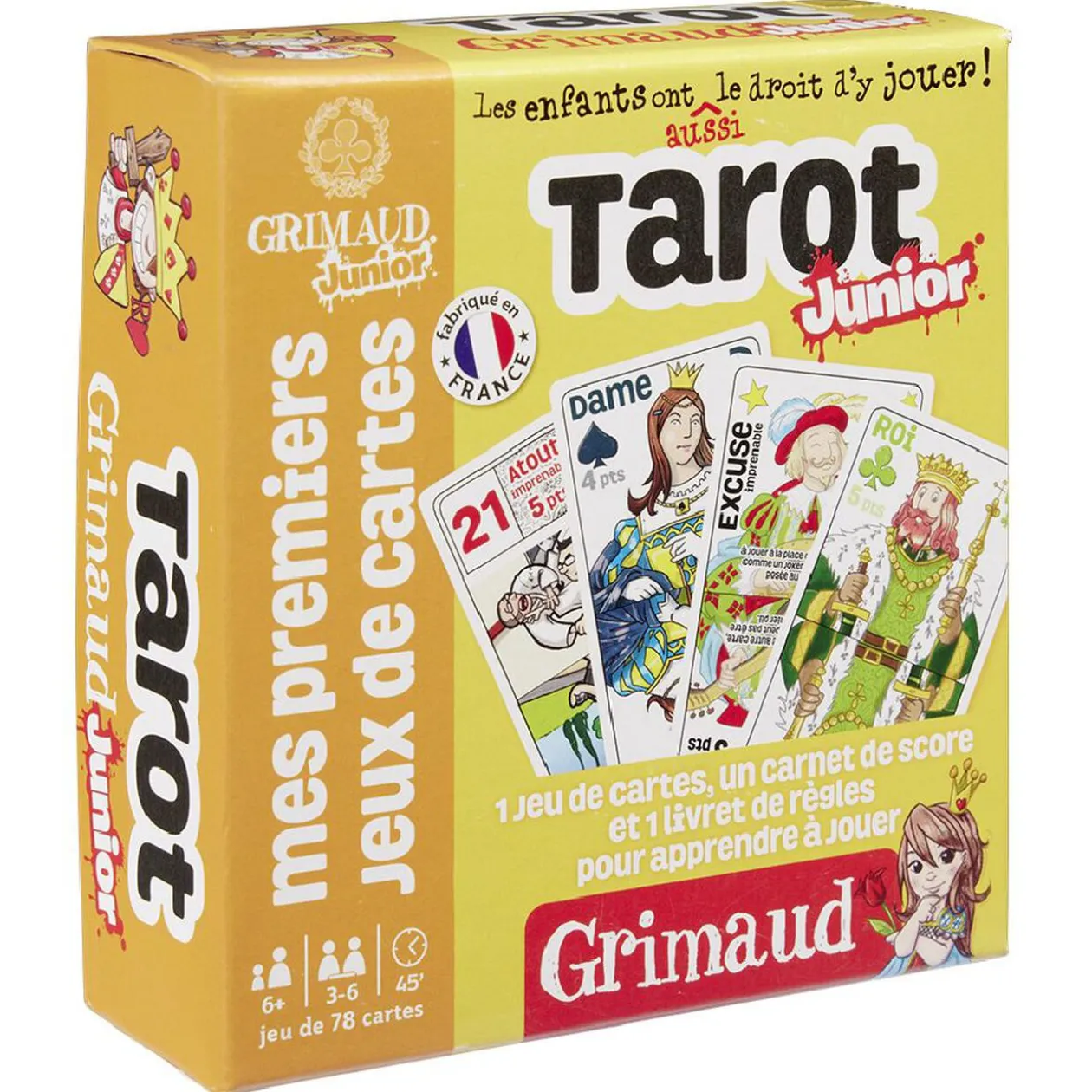 Jeu Tarot Junior Grimaud Mes premiers jeux de cartes
