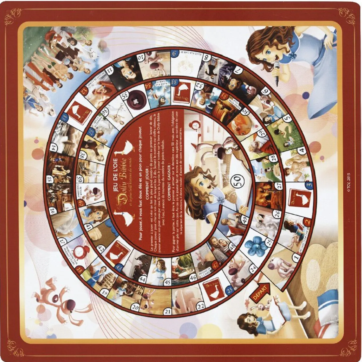 Jeux de société 4 en 1 Dolly Bibble