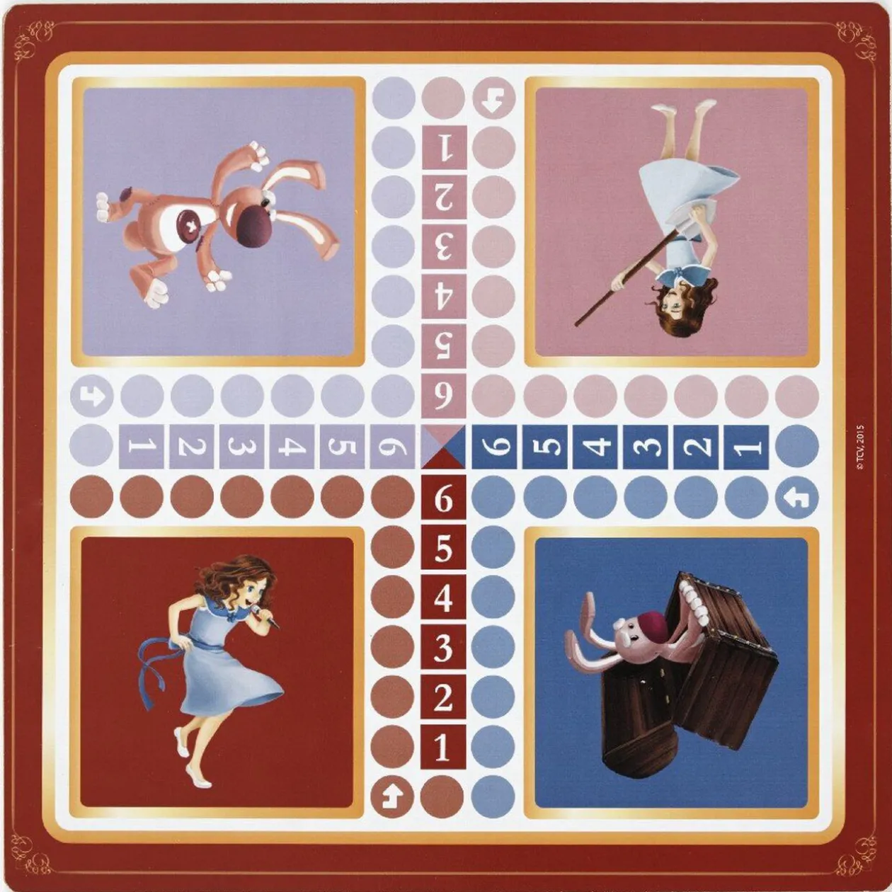 Jeux de société 4 en 1 Dolly Bibble