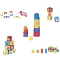 Jeux d'éveil multi-activités multicolore