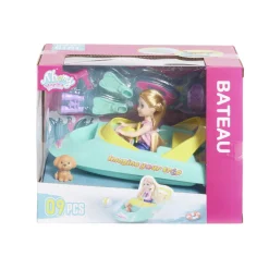 Jouet bateau 9 accessoires
