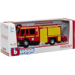 Jouet camion de pompier métal et plastique