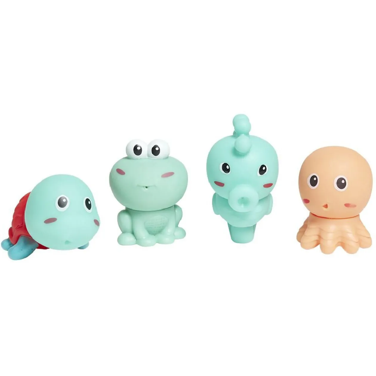 Jouet de bain animal x4