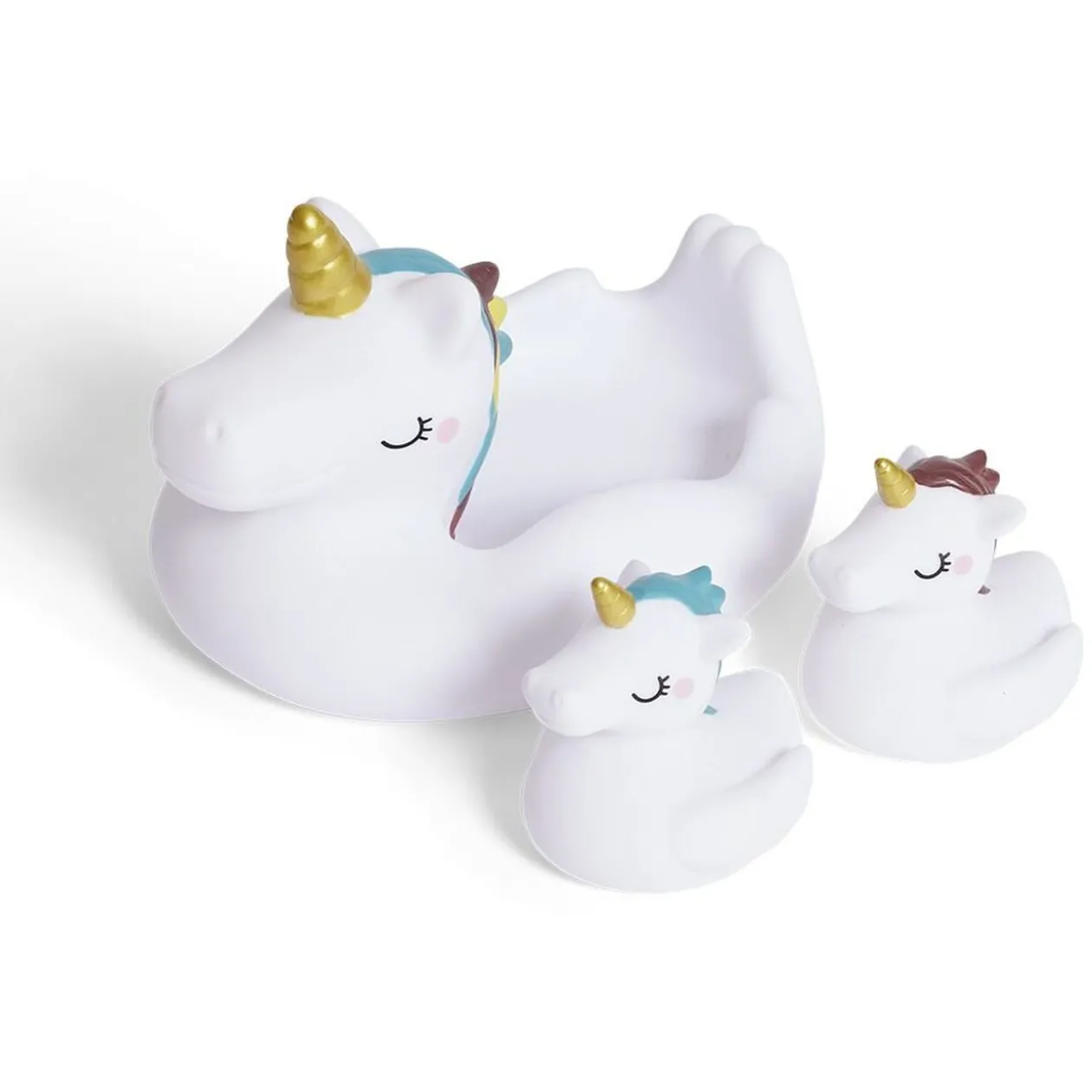 Jouet de bain licorne x3