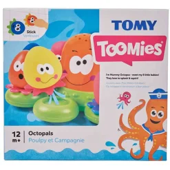 Jouet de bain maman et 8 bébés pieuvres