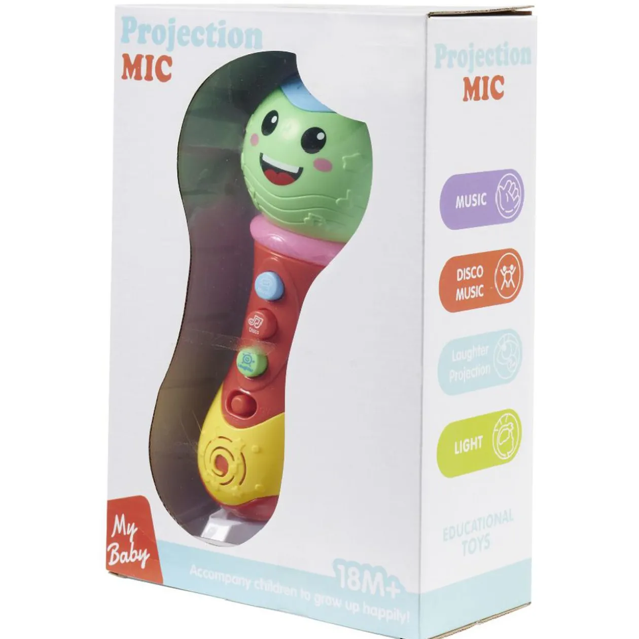 Jouet microphone lumière et son