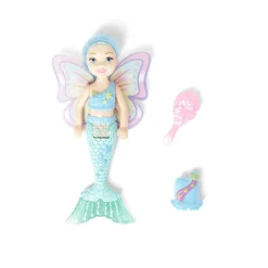 Jouet poupée sirène avec 2 accessoires