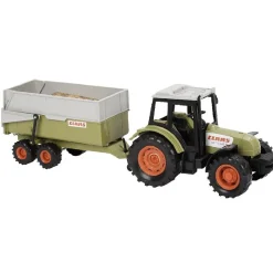 Jouet tracteur et remorque Claas
