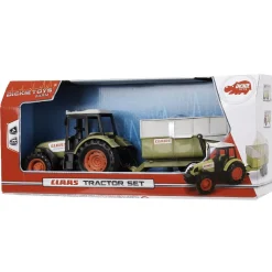 Jouet tracteur et remorque Claas
