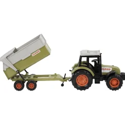 Jouet tracteur et remorque Claas