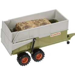 Jouet tracteur et remorque Claas