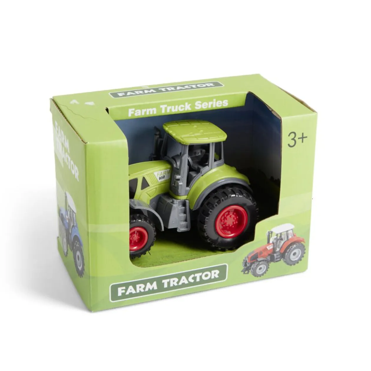 Jouet tracteur ferme vert