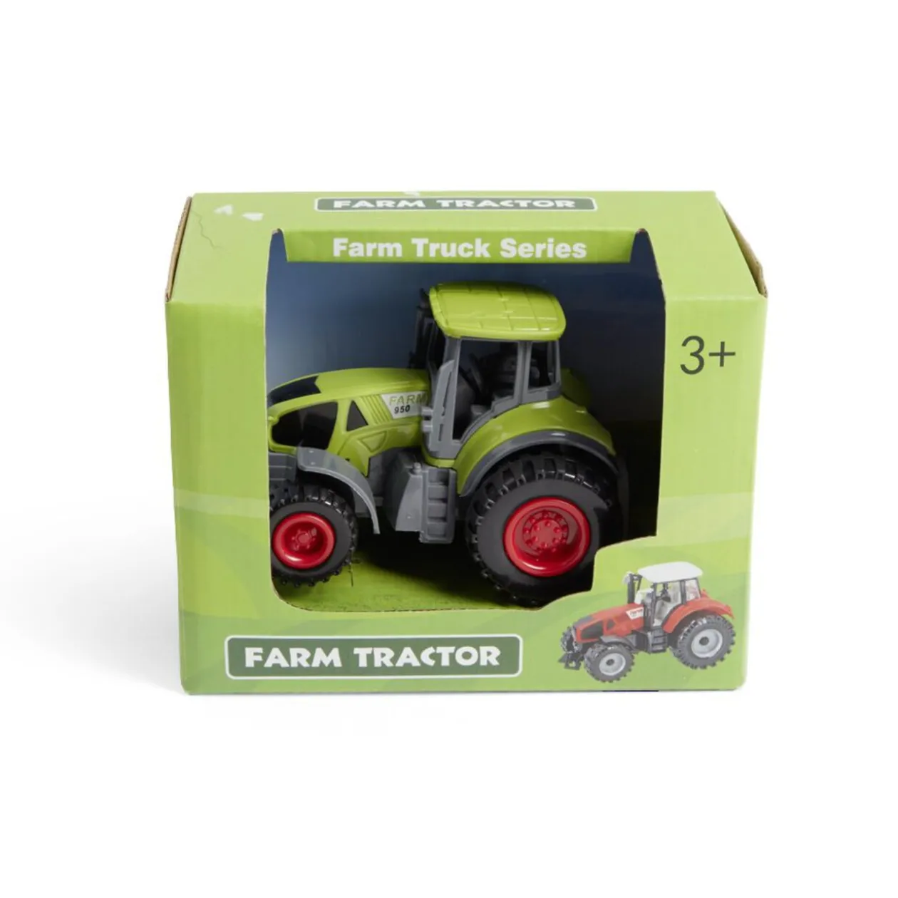 Jouet tracteur ferme vert