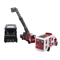 Jouet véhicule de secours x3