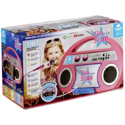 Karaoké Boombox 7en1 iDance wireless bluetooth speaker rose