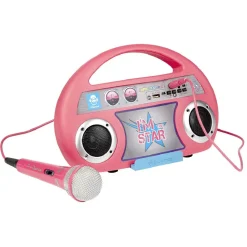 Karaoké Boombox 7en1 iDance wireless bluetooth speaker rose