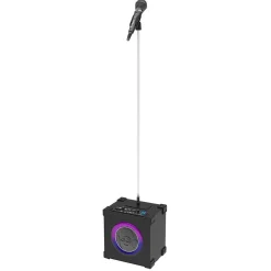 Karaoké Cube Stage Idance LED avec micro et pied
