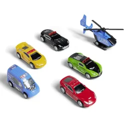 Kit 5 véhicules de police