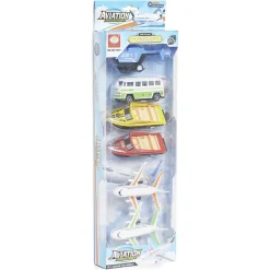 Kit 5 véhicules de transport