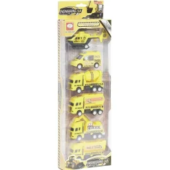 Kit 5 véhicules et engins de chantier