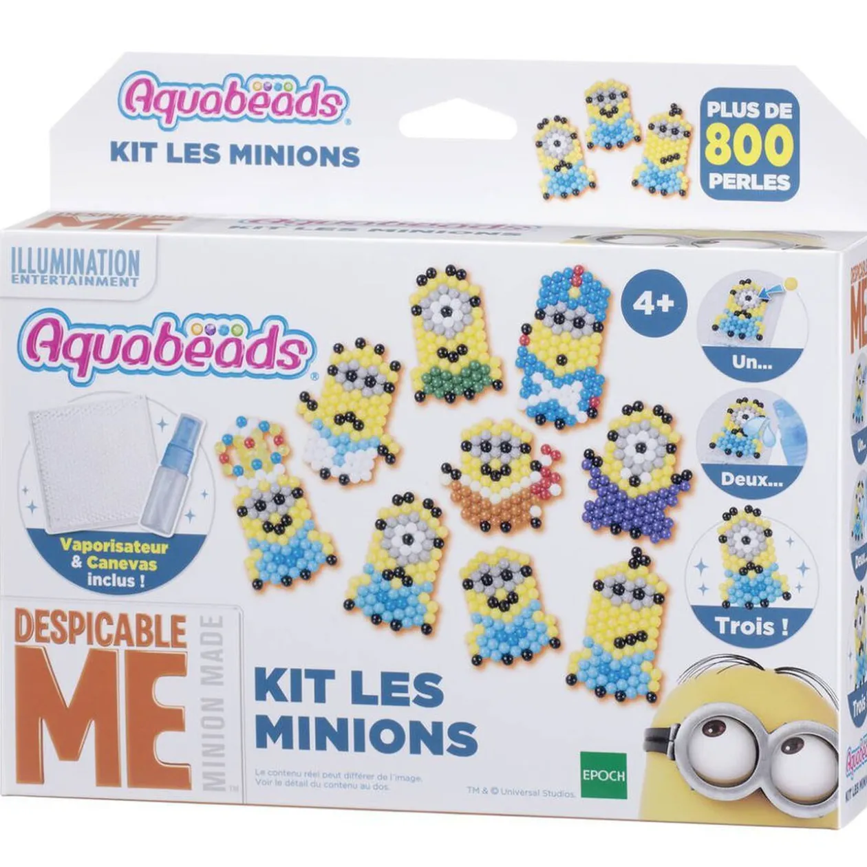 Kit aquabeads Les Minions perles à l'eau
