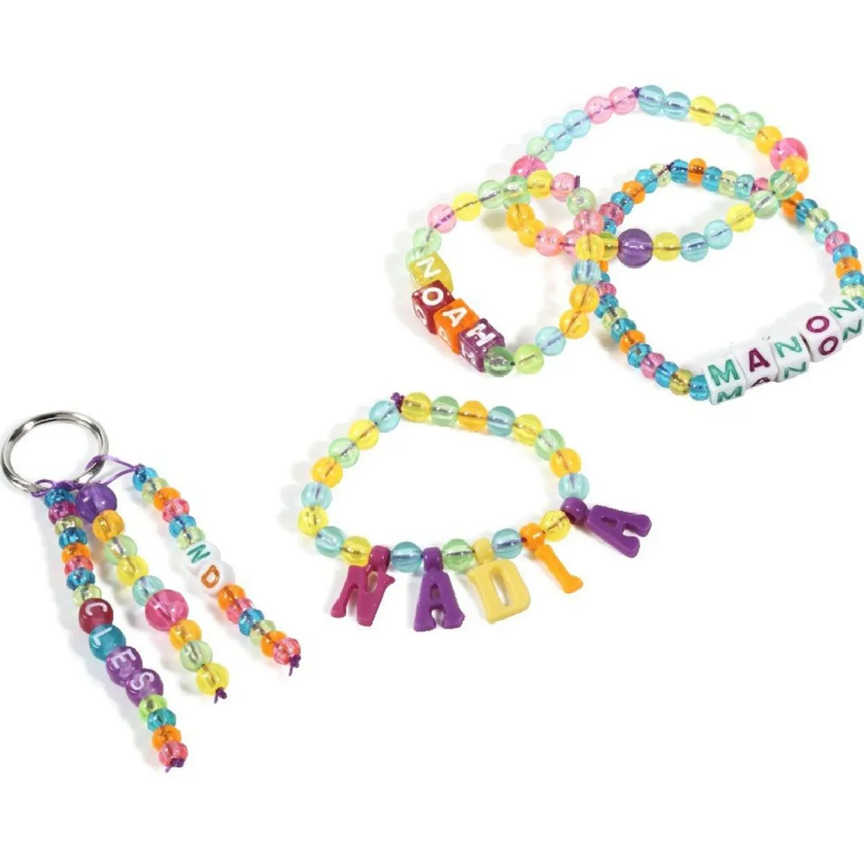 Kit bijoux perle et lettre à enfiler x1000