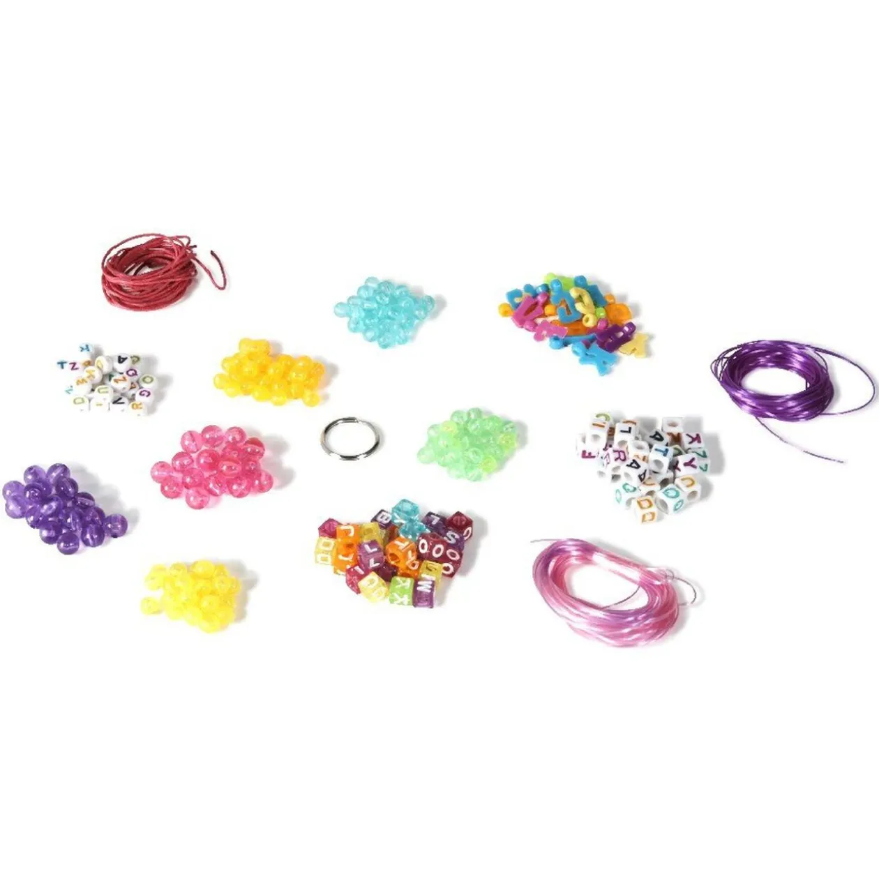 Kit bijoux perle et lettre à enfiler x1000