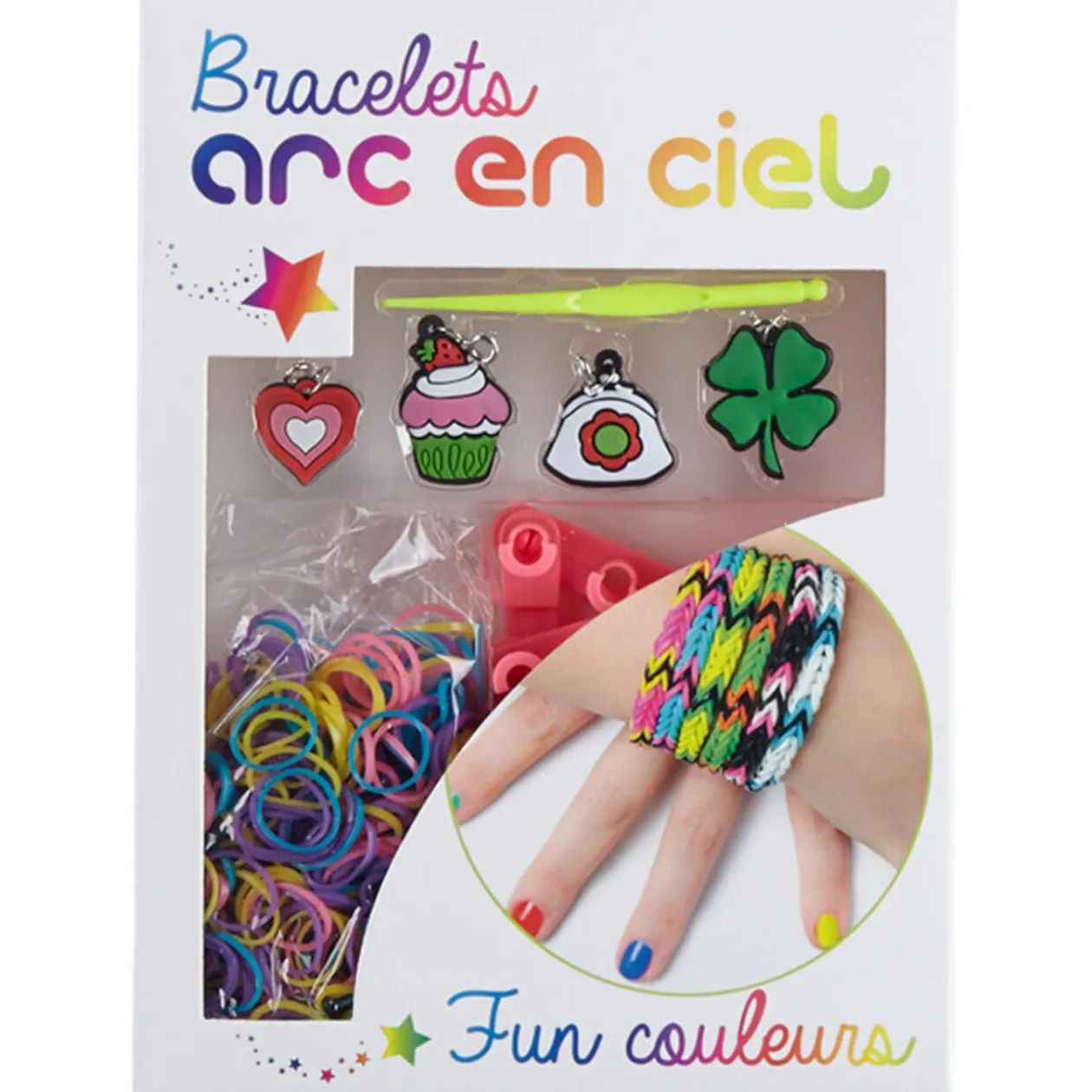 Kit bracelet Arc en ciel Fun couleurs