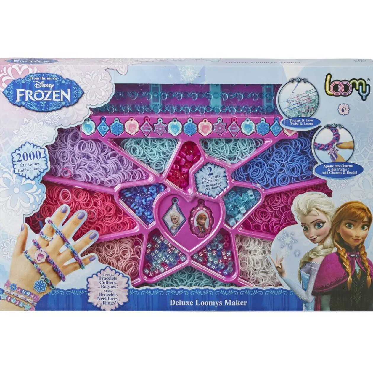 Kit Bracelets Reine des Neiges LOOMY