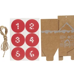 Kit calendrier de l'avent 24 jours DIY maisonnette de Noël