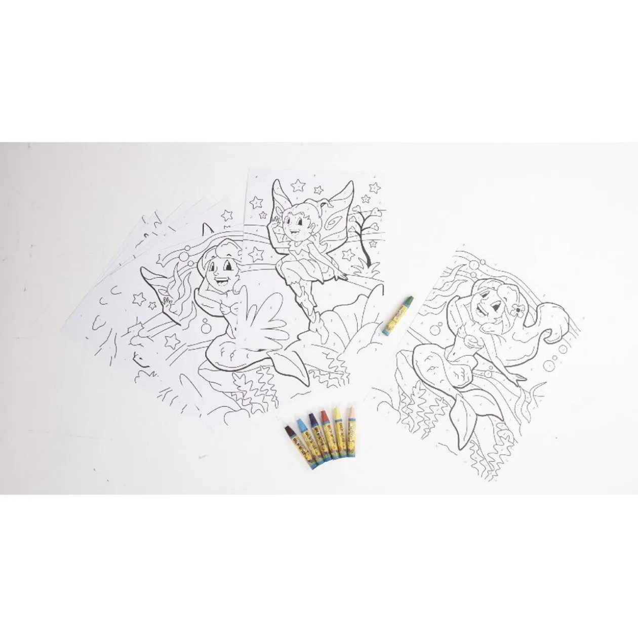 Kit coloriage à numéro animaux fantaisie