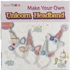 Kit créatif 4 serre-têtes licorne à fabriquer