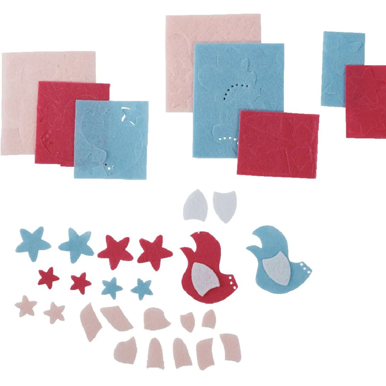 Kit créatif 4 suspensions licornes 3D