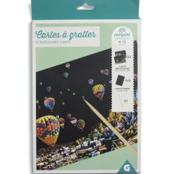 Kit créatif cartes à gratter - 2 modèles