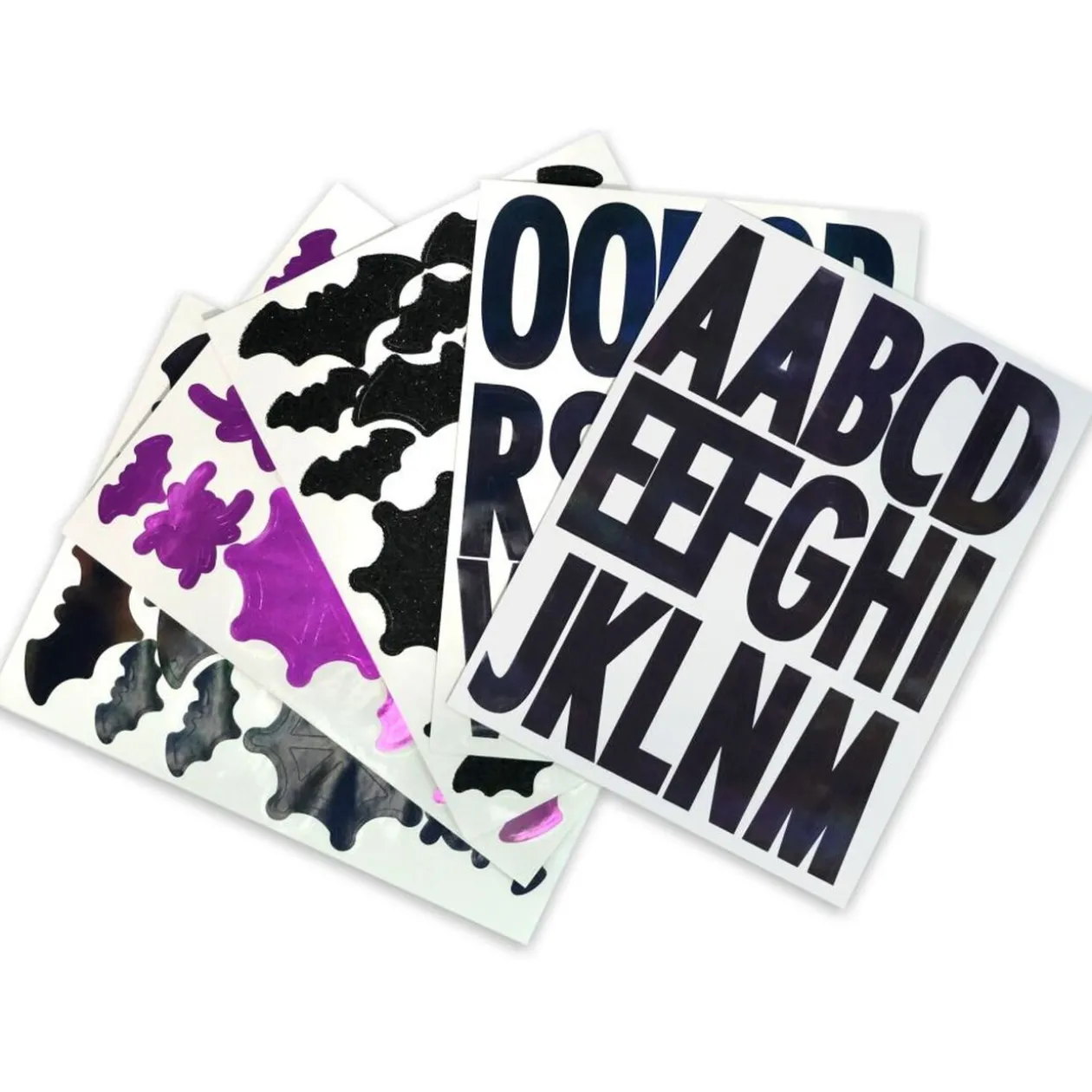 Kit créatif enfant sticker décoration citrouille 5 planches